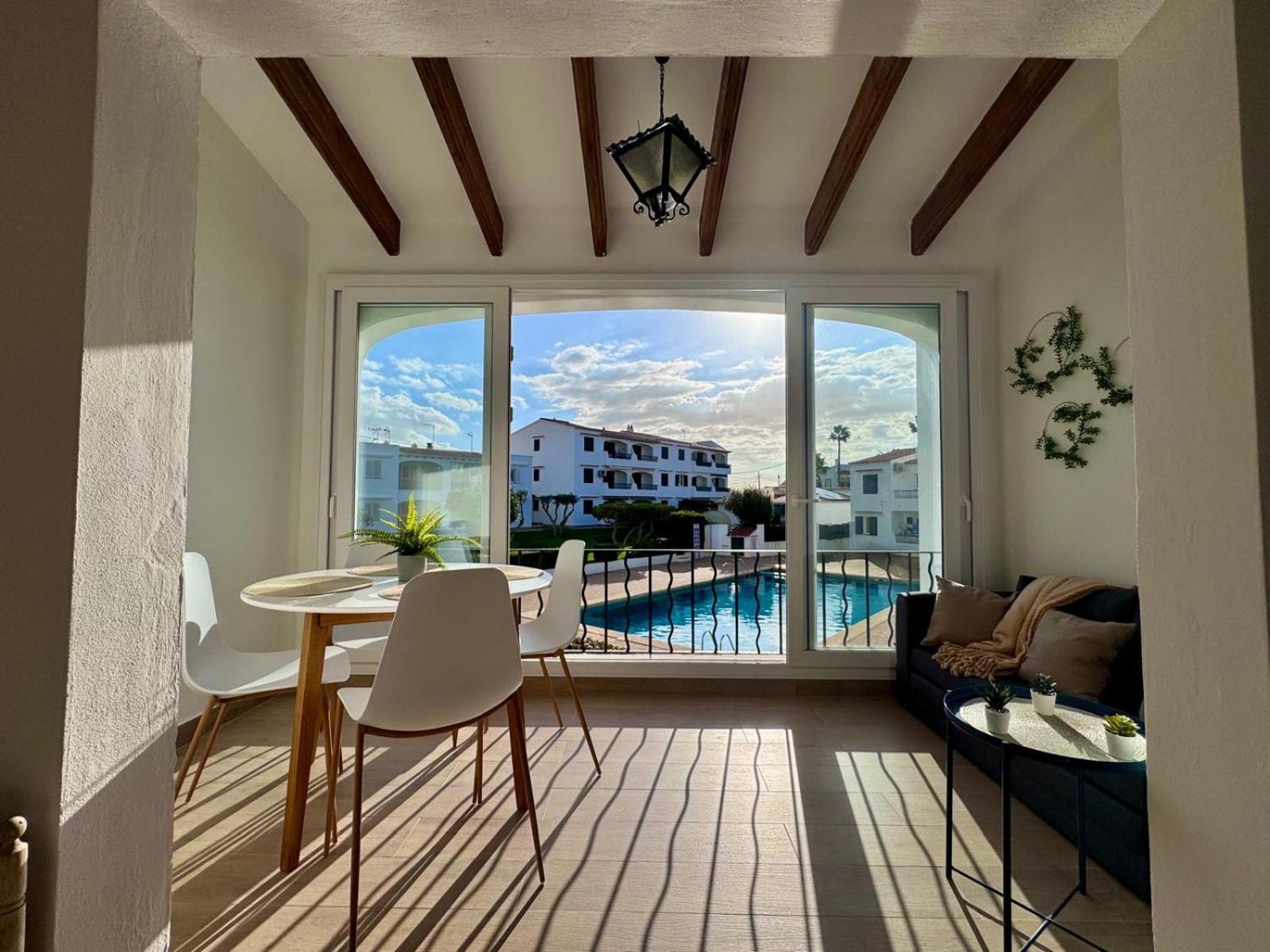 Precioso Apartamento Residencial Con Piscina Cala En Porter  Exteriér fotografie